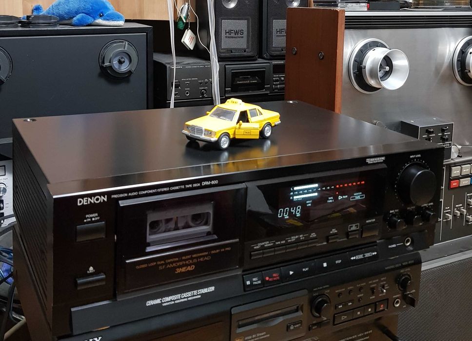Casetofon Deck Stereo Vintage DENON DR M800 BLACK (3 CAPETE)Japan