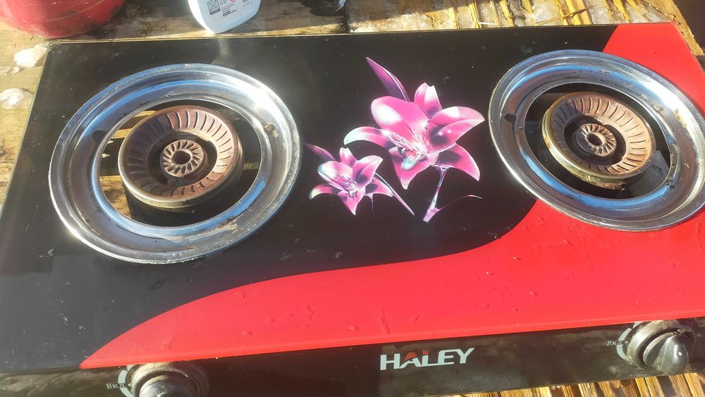 Газ плита двое секция