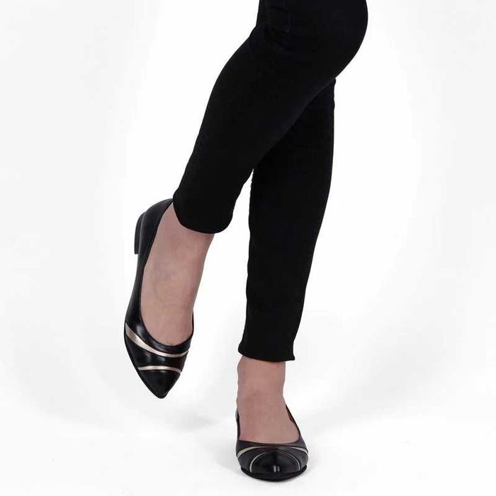 Balerini din piele naturală, mărime 39