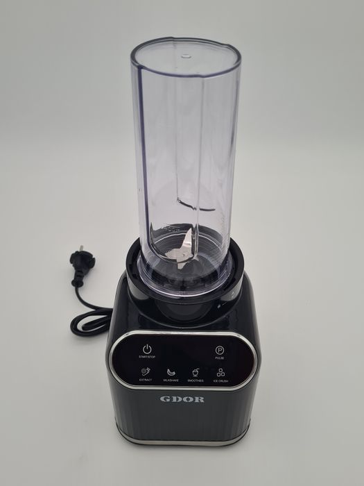 Blender profesional GDOR – 1200W | Smoothie, Milkshake, Ice Crush | Cană sticlă + To-Go