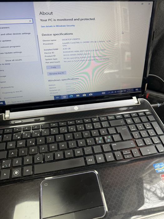 Hp dv6 intel i5
