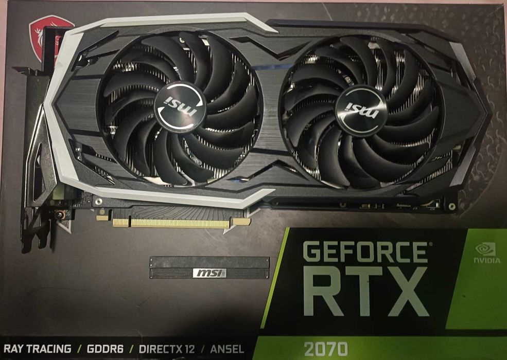 Placă video MSI GeForce RTX 2070 Armor 8GB GDDR6 | Stare foarte buna