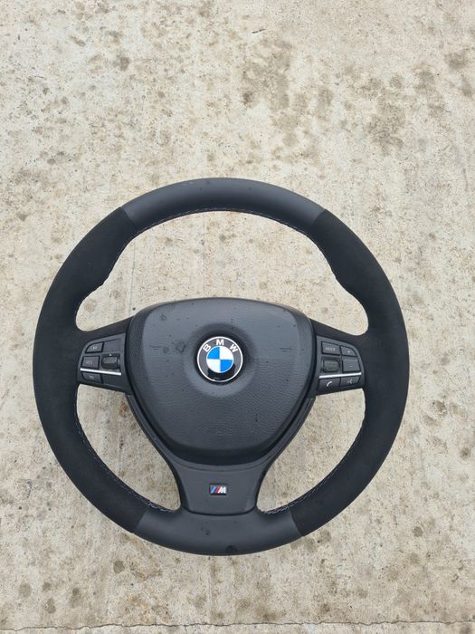Volan M bmw f10 f11 alcantara cu piele nappa