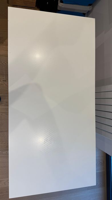 Birou alb, 120 x 60, cu picioare reglabile, IKEA