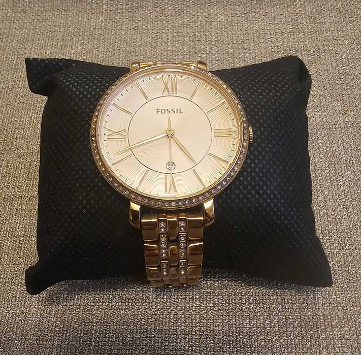 Дамски часовник  GARDE GOLD и FOSSIL Jacqueline с кристали