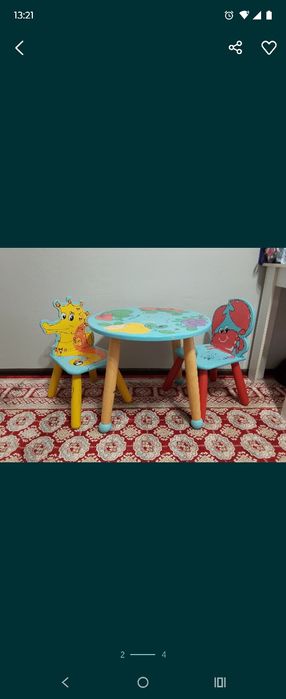 Стол и стульчики комплект продам