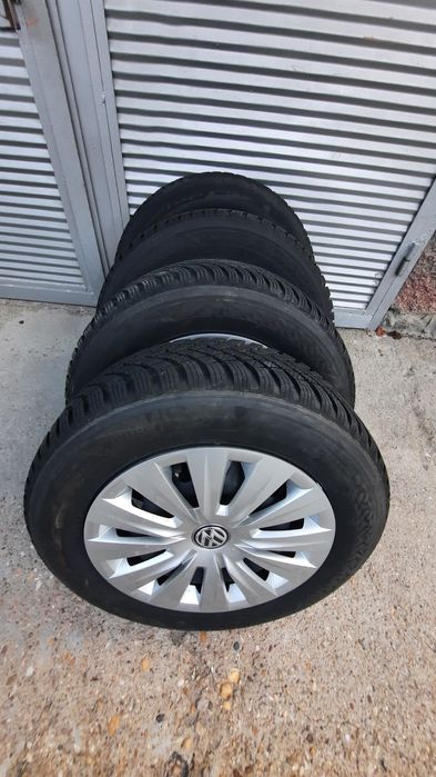 Железни джанти 5х112-15 за  VW със зимни гуми