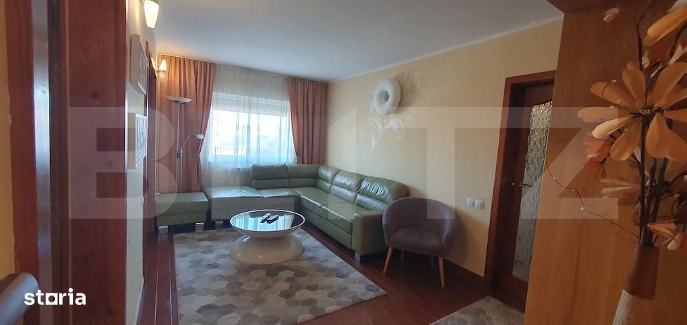 Apartament 3 camere complet utilat, 90 mp, zona Girocului