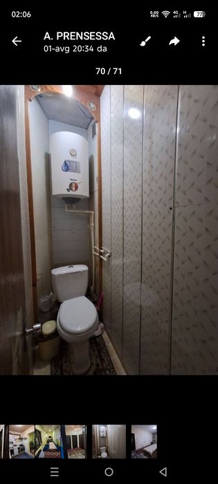 Chirchiq shahar 8 mikrofonda 3 xonali  uy sotiladi   3/1/4