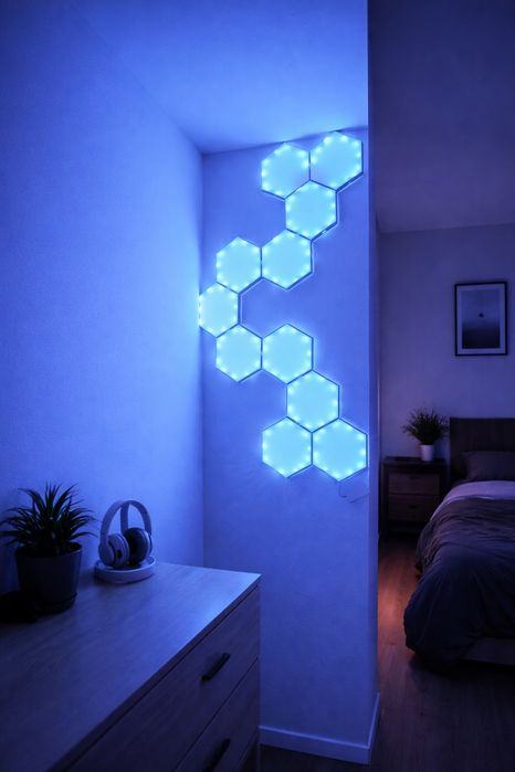 Panouri LED Hexagonale RGB Gaming