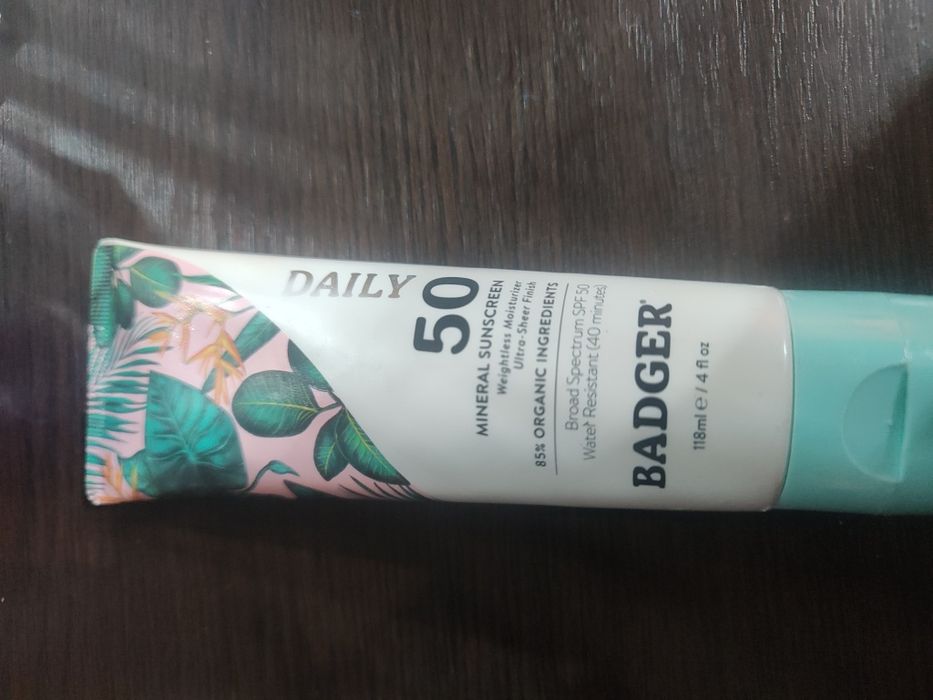 Badger spf 50 crema de protecție solară minerală, sigilata