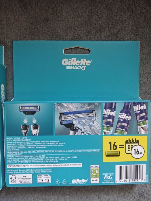 Rezerve / Lame Gillette Mach 3