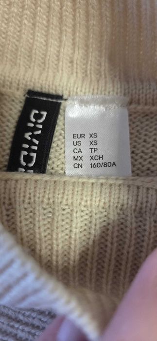 Pulover scurt, H&M, nou