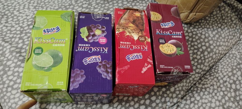 Kisscam 4 разных вкуса