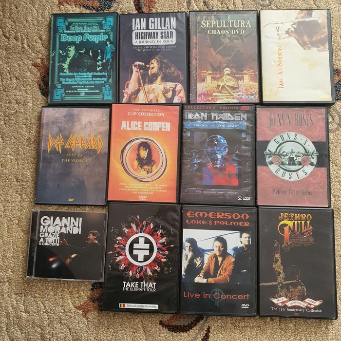 DVD concerte concerte pe suport dvd