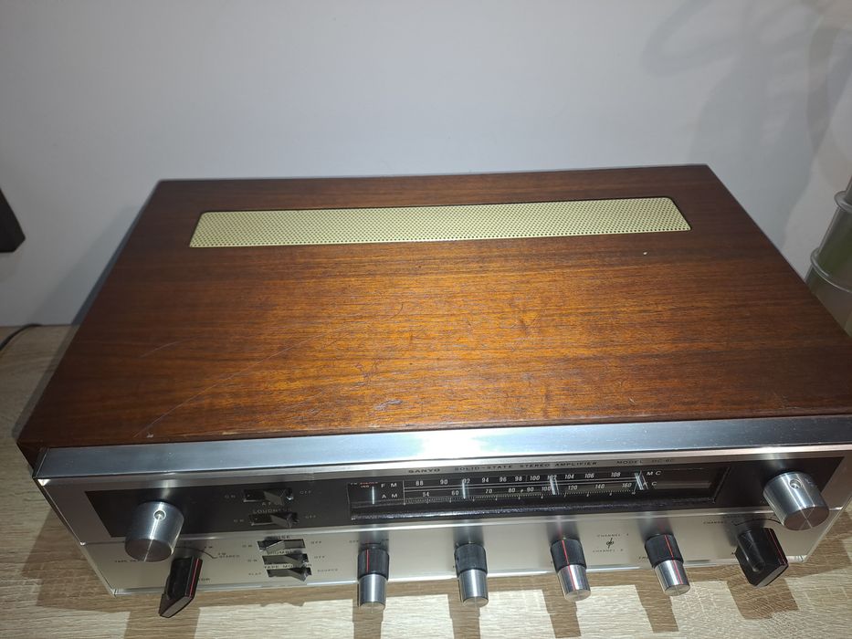 Amplificator receiver vintage SANYO DC-60, 1968, functional