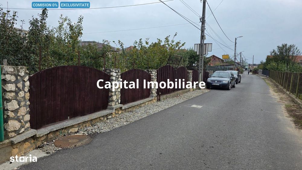 Teren intravilan 1426 mp, deschidere 35 ml