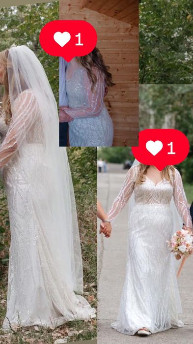 Vând rochie de mireasă