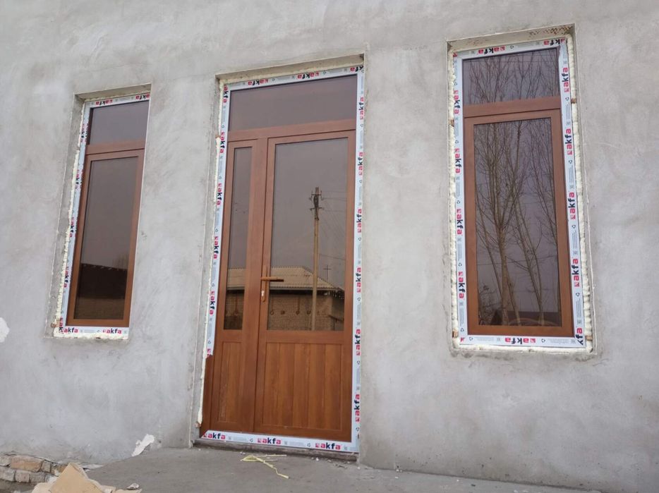 Akfa eshik romlar . yasash va ornatish