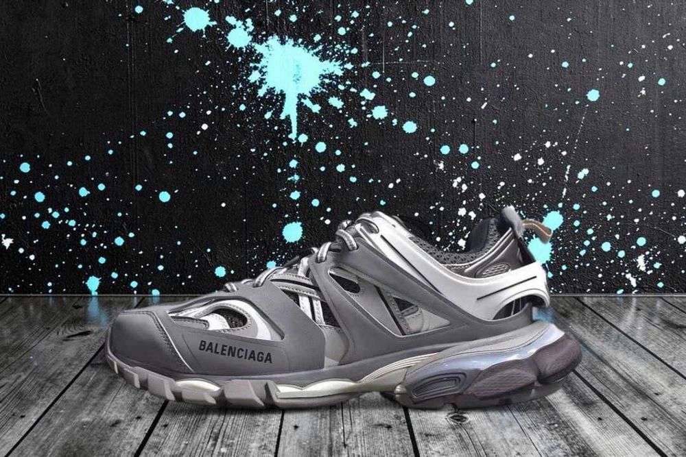 Balenciaga Track Sneakers I Metallic Grey I Fullbox I 36-44
