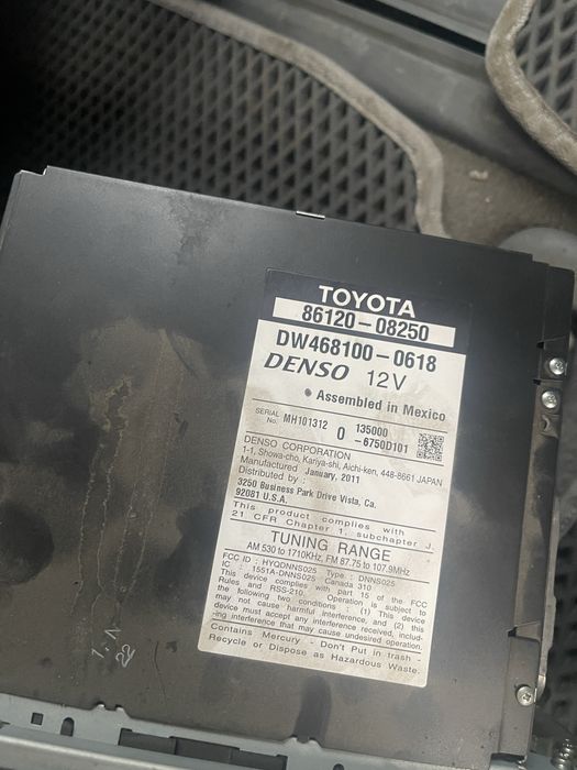 Штатный магнитафон сиена jbl