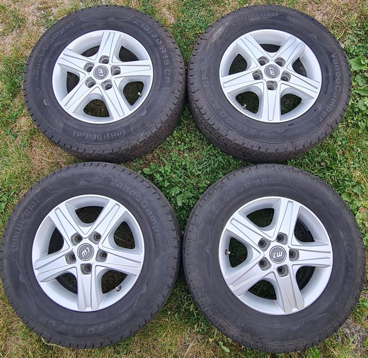 Jante Fiat Ducato, Boxer, Jumper  215.70 r15c 5x118 et 68 butuc 71 mm  Continental Vanco Camper