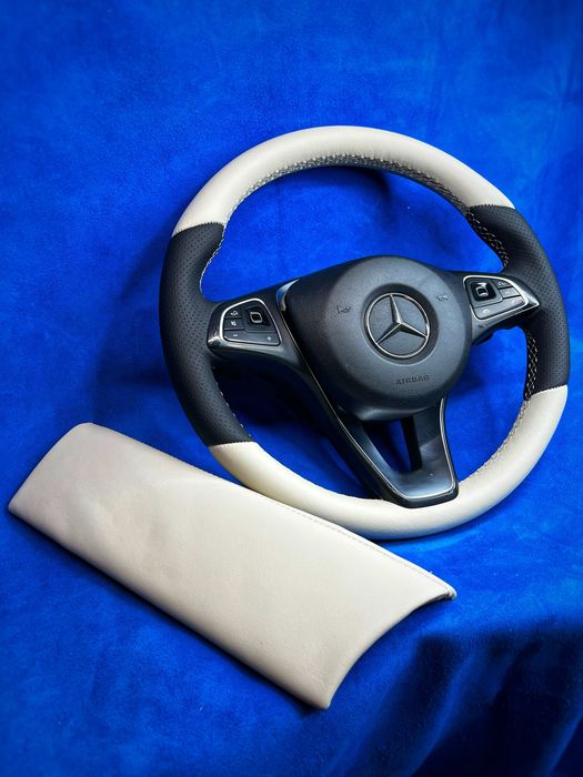 Volane Mercedes tapitare/inbracate in piele naturala audi-bmw-vw-seat