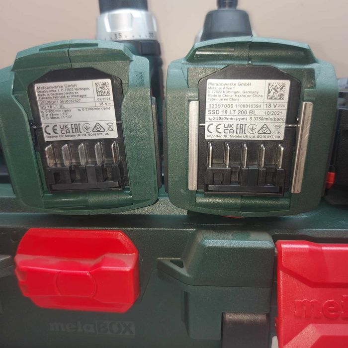 Мощен безчетков комплект METABO 18V