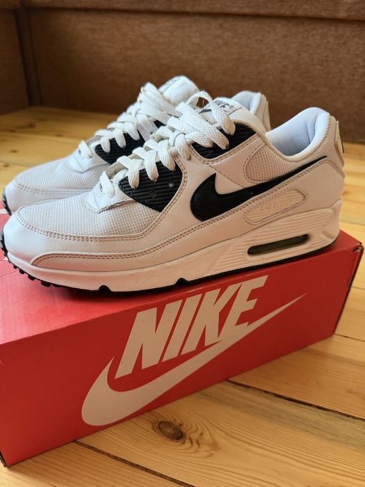 Nike Air Max 90 white and black 46 номер