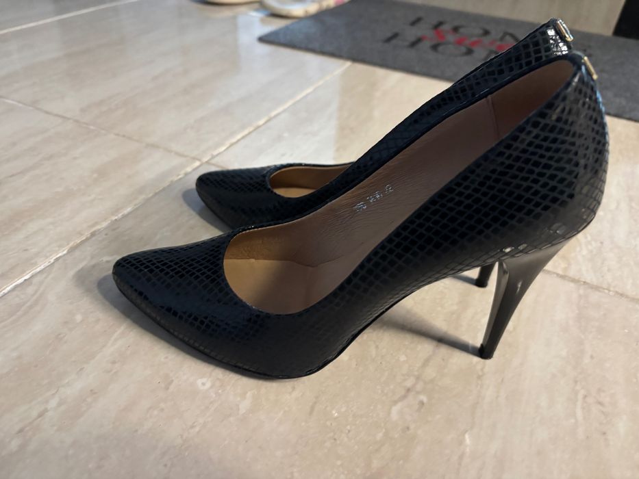 Pantofi Lasoki, bleumarin, o purtare