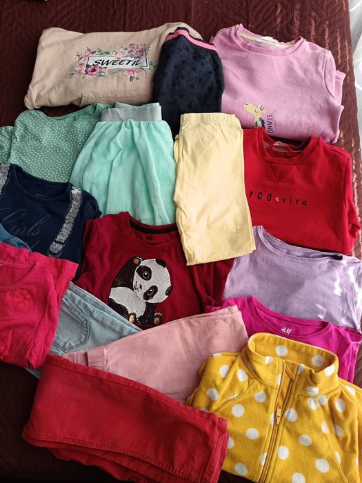 Огромен лот за момиче р.5-6г.116