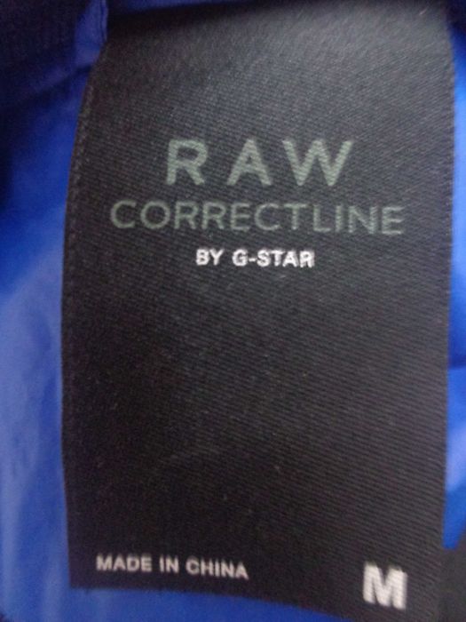 Geaca bomber G Star Raw  Correct Line albastra marimea M