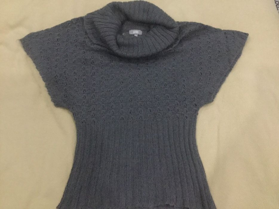 Кофточка женская теплая.Пятнистая женская кофточка