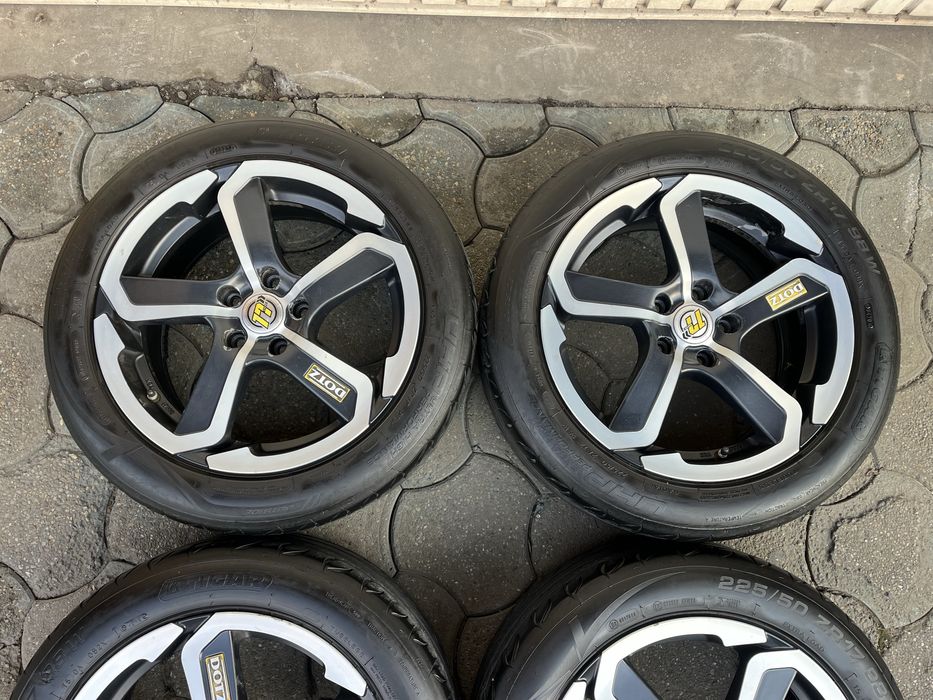 Jante 5x112mm, anvelope vara 225/50 R17 Audi, Vw, Seat, Skoda Mercedes