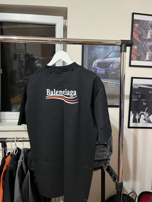 Vand tricou balenciaga negru