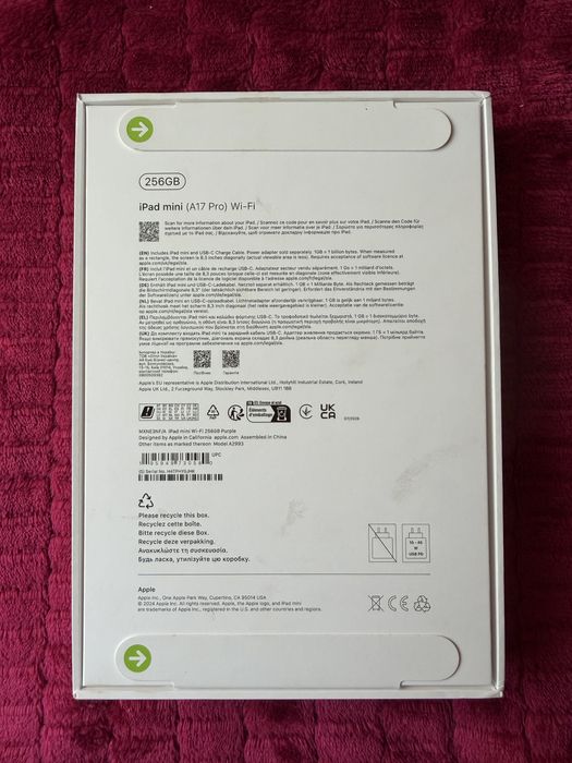 Tableta sigilata Ipad mini(A17Pro)Wi fi