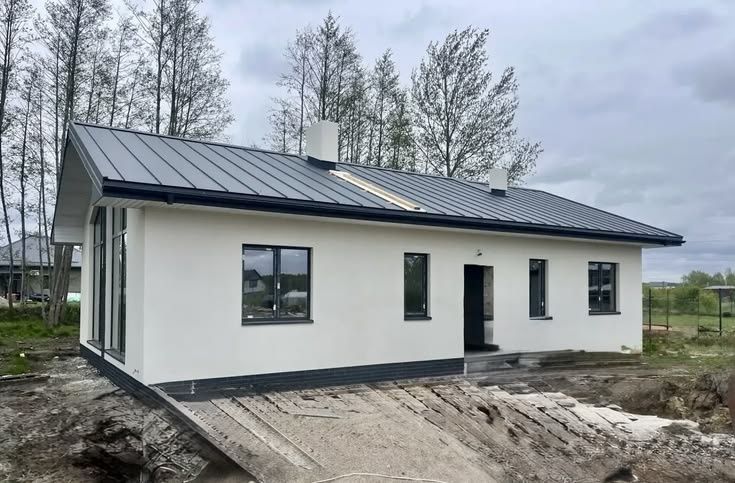 Vand case moderne 6.5 x 9m pe structura metalica usoara