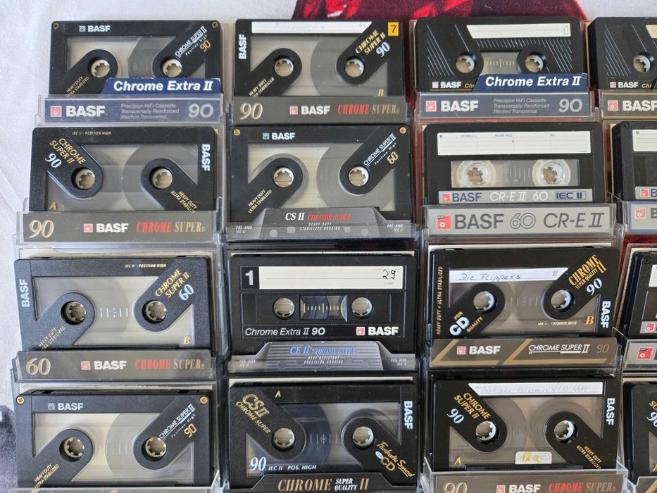 Casete audio BASF 60 si 90 minute chrome