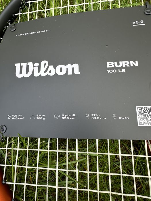 Racheta Wilson Burn,280g si 300g,cap 100.Noi!!