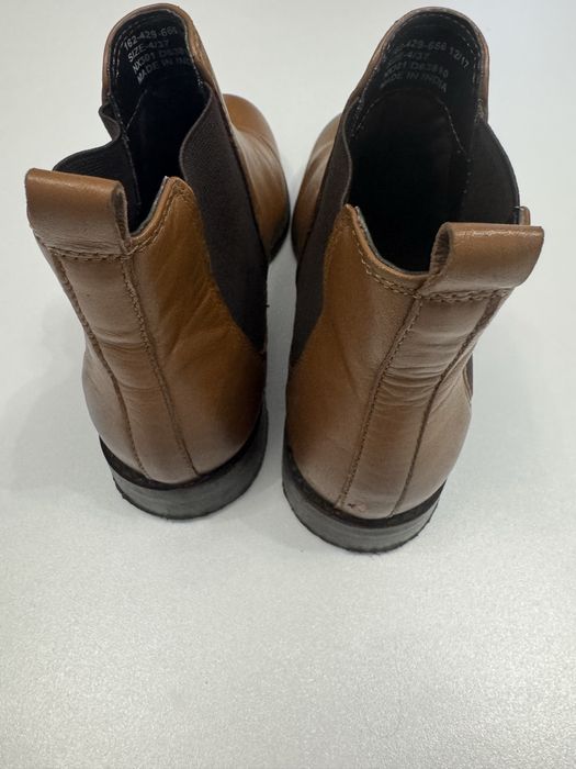 Ghete maro din piele naturala