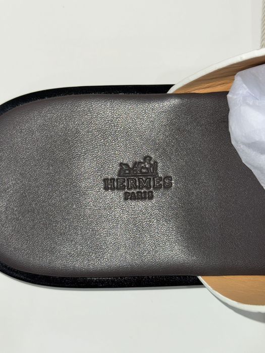 Papuci Hermes piele 44