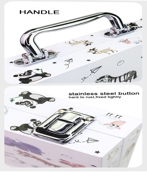 Chizish va ijodkorlik uchun to’plam markerlar qalamlar Детский машина