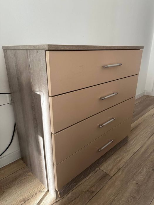 Комплект Спалня + Скрин + Гардероб + Нощни Шкафчета