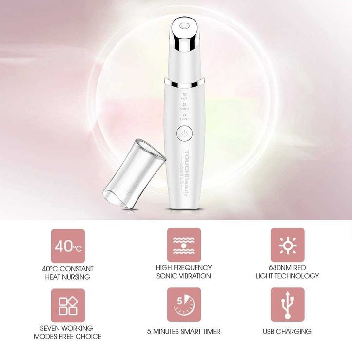 TOUCHBeauty Масажор за терапия на тъмни кръгове на очите и цялото лице