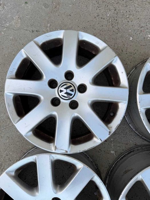 Set Jante aliaj R16 prindere 5x112 205/55/R16 VW SEAT SKODA fara anvelope