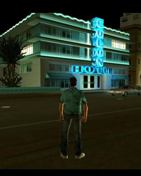 Гавайская рубашка в стиле GTA VICE CITY