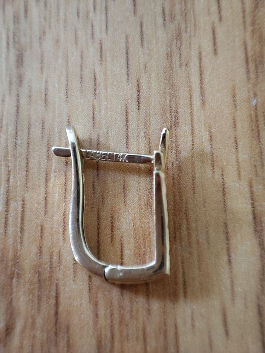 Cercei aur 14 karate model evantai