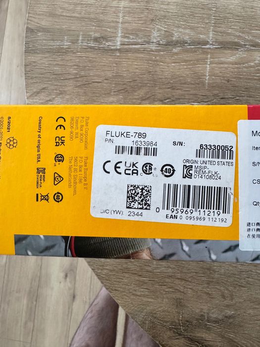 Fluke 789 ProcessMeter – неизползван, пълен комплект, кутия