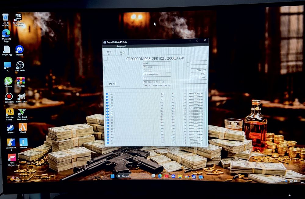 PC Gaming Ryzen 5 + RTX 2060 + 2 Monitoare 144Hz & 280Hz