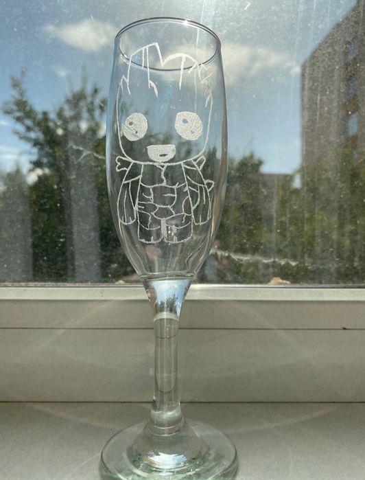 Ръчно гравиране на чаши